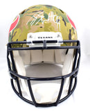 JJ Watt Autographed Texans F/S Camo Speed Authentic Helmet-Beckett W Hologram