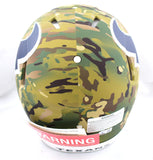 JJ Watt Autographed Texans F/S Camo Speed Authentic Helmet-Beckett W Hologram