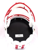 Derek TJ JJ Watt Autographed Wisconsin Badgers F/S Speed Helmet-Beckett W Holo