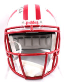 Derek TJ JJ Watt Autographed Wisconsin Badgers F/S Speed Helmet-Beckett W Holo