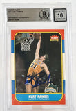 1986-87 Fleer #89 Kurt Rambis Auto Los Angles Lakers BGS Autograph 10