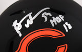 Brian Urlacher Signed Bears Eclipse Speed Mini Helmet w/HOF - Beckett W Hologram