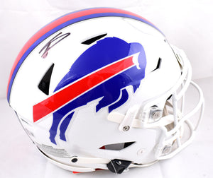 Stefon Diggs Autographed Buffalo Bills F/S SpeedFlex Helmet-Beckett W Hologram