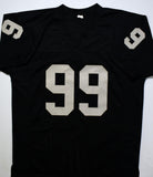 Warren Sapp Autographed Black Pro Style Jersey w/HOF - Beckett W Hologram *Black