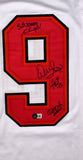 Warren Sapp Autographed White Pro Style Jersey w/3 Inscriptions -Beckett W Holo