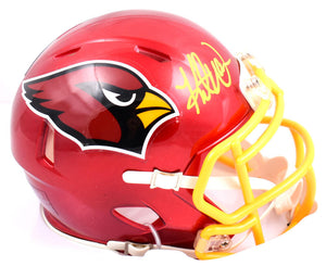 Kurt Warner Autographed Cardinals Flash Speed Mini Helmet-Beckett W Hologram