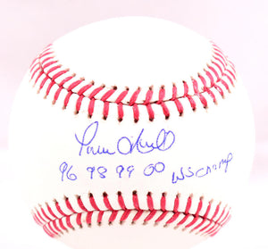 Paul O'Neill Autographed Rawlings OML Baseball w/4x WS Champ - Beckett W Holo