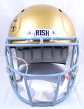 Rudy Ruettiger Sean Astin Signed Notre Dame F/S Speed Helmet w/2 Insc.-BA W Holo