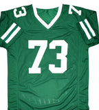 Joe Klecko Autographed Green Pro Style Jersey w/HOF- JSA Witness *Black