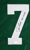 Joe Klecko Autographed Green Pro Style Jersey w/HOF- JSA Witness *Black