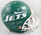 Sack Exchange Autographed New York Jets F/S Authentic Helmet - JSA W