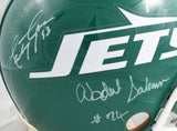 Sack Exchange Autographed New York Jets F/S Authentic Helmet - JSA W