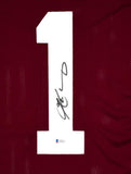 Kyler Murray Autographed Crimson College Style Jersey - Beckett W *Black