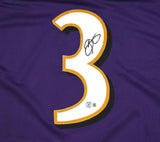 Odell Beckham Jr. Autographed Purple Pro Style Jersey-Beckett W Hologram *Black