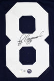 Jay Novacek Autographed Blue White Pro Style Jersey- Beckett W Hologram *Black
