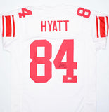 Jalin Hyatt Autographed White Pro Style Jersey- Beckett W Hologram *Black