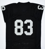 Ted Hendricks Autographed Black Pro Style Jersey w/HOF -Beckett W Hologram