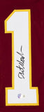 Art Monk Autographed Maroon Pro Style Jersey- Beckett W Hologram *Black