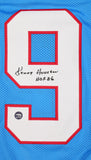 Kenny Houston Autographed Blue Pro Style Jersey w/HOF- Prova *Black