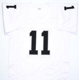 Sebastian Janikowski Autographed White Pro Style Jersey- Beckett W Hologram *R1