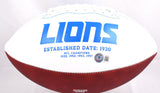 Hendon Hooker Autographed Detroit Lions Logo Football-Beckett W Hologram *Black