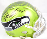 Jaxon Smith-Njigba Autographed Seattle Seahawks Flash Speed Mini Helmet-Fanatics