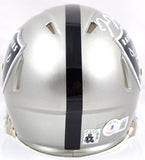 Josh Jacobs Autographed Las Vegas Raiders Flash Speed Mini Helmet-Beckett W Holo