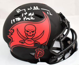 Doug Williams Signed Buccaneers Eclipse Speed Mini Helmet w/1st Pick- BA W Holo