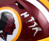 Ricky Sanders Autographed Washington Speed Mini Helmet w/HTTR- Beckett W Holo