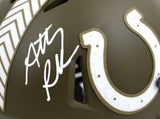 Anthony Richardson Signed Colts Salute to Service Speed Mini Helmet- Fanatics