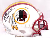 Joe Theismann Signed Washington Flat White Speed Mini Helmet w/83 MVP-Beckett W