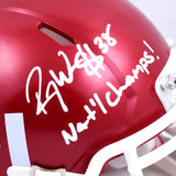 Roy Williams Signed Oklahoma Sooners Speed Mini Helmet w/Natl Champs-Beckett W