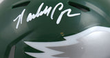 Randall Cunningham Signed Philadelphia Eagles 74-95 Speed Mini Helmet- Beckett W