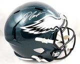 D'Andre Swift Autographed Philadelphia Eagles F/S Speed Helmet-Beckett W Holo