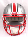 Jaxon Smith-Njigba Autographed Ohio State F/S Flash Speed Helmet- Fanatics*Black