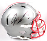 Jaxon Smith-Njigba Autographed Ohio State F/S Flash Speed Helmet- Fanatics*Black