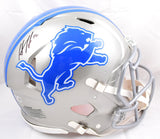 Hendon Hooker Signed Detroit Lions F/S Speed Authentic Helmet - Beckett W Holo