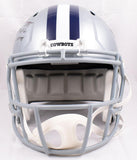 Drew Pearson Roger Staubach Signed Cowboys F/S Speed Helmet-Beckett W Hologram