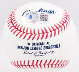 Charlie Sheen Corbin Bernsen Signed Rawlings OML Baseball w/insc.-Beckett W Holo