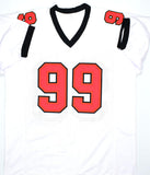 Warren Sapp Autographed White Pro Style Jersey - Beckett W Hologram *Black