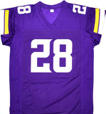 Adrian Peterson Autographed Purple Pro Style Jersey-Beckett W Hologram *Black *2