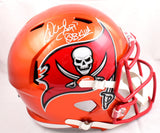 Warren Sapp Signed Buccaneers F/S Flash Speed Helmet w/QB Killa- Beckett W Holo