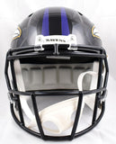 Ray Lewis Signed Baltimore Ravens F/S Speed Helmet- Beckett W Hologram *White