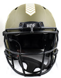 Ray Lewis Signed HOF F/S Salute to Service Speed Authentic Helmet w/HOF-BeckettW