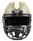 Ray Lewis Signed HOF F/S Salute to Service Speed Helmet w/HOF-Beckett W Hologram