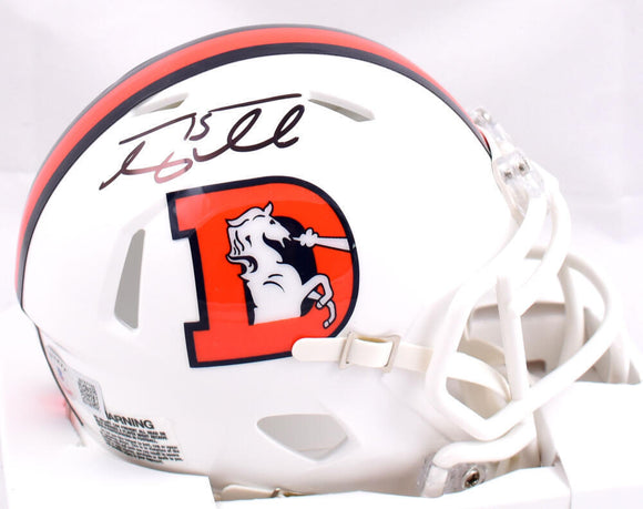 Tim Tebow Autographed Denver Broncos Alternate Speed Mini Helmet-Beckett W Holo