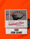 John Elway Signed Broncos Mitchell & Ness Orange 1994 Legacy Jersey- Beckett W