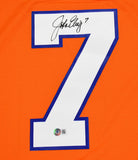 John Elway Signed Broncos Mitchell & Ness Orange 1994 Legacy Jersey- Beckett W