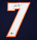 John Elway Signed Broncos Mitchell & Ness Blue 1998 Legacy Jersey- Beckett W