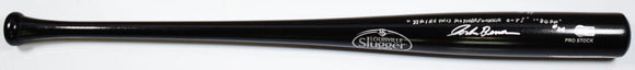 Corbin Bernsen Charlie Sheen Signed Black Louisville Slugger Bat- Beckett W Holo